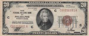 20 Dollar 1929